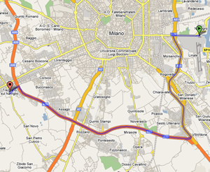 Roadmap from Linate Airport